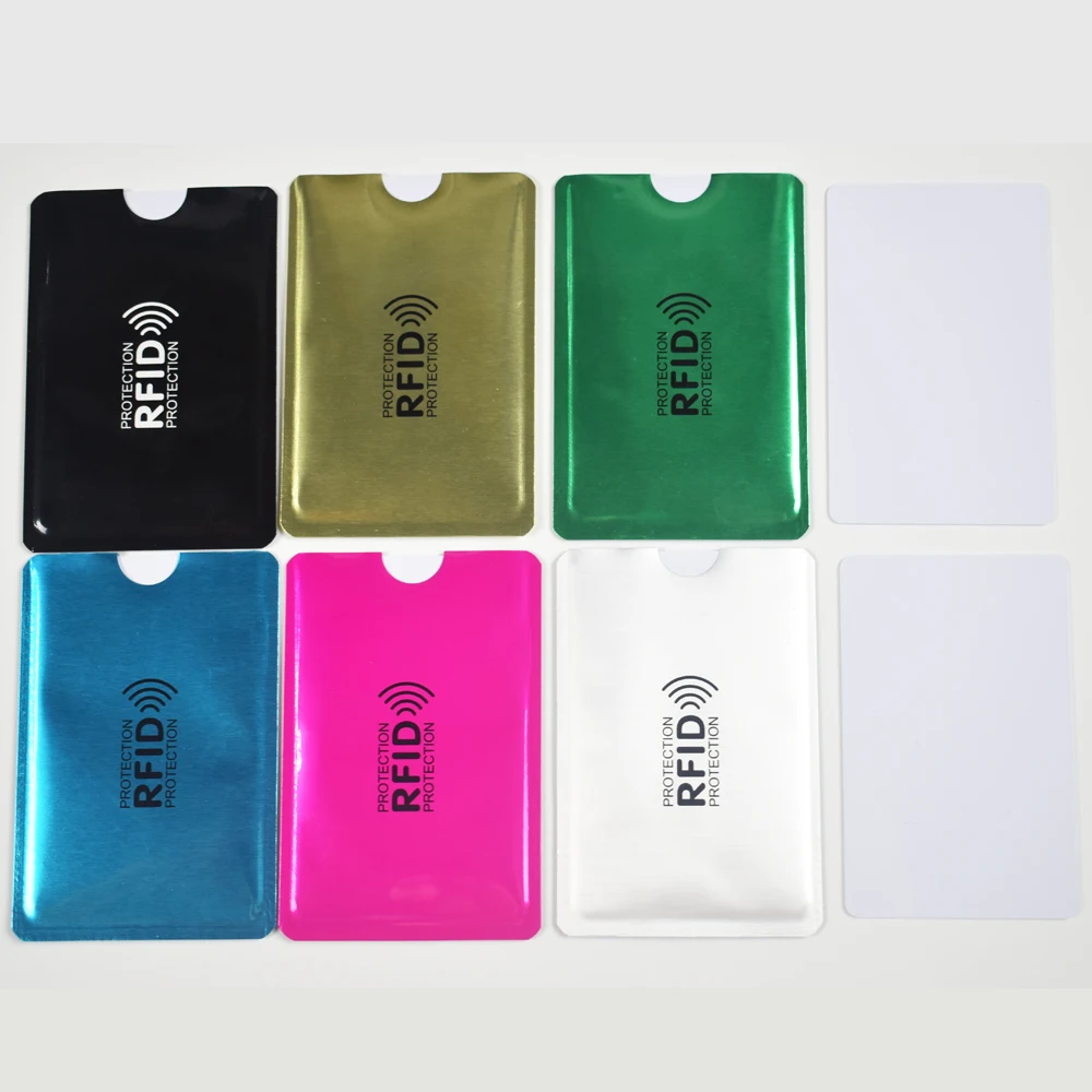 RFID Blocking Aluminum Sleeves – Secure Pouch Holder for Credit Cards and Passports (100 Pack)