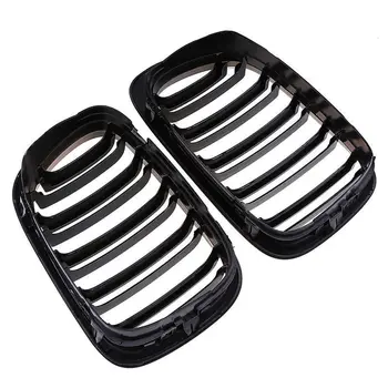 

2D Grille Front 51138208685 51138208686 For 98-01 BMW E46 Pair 2-Door Gloss