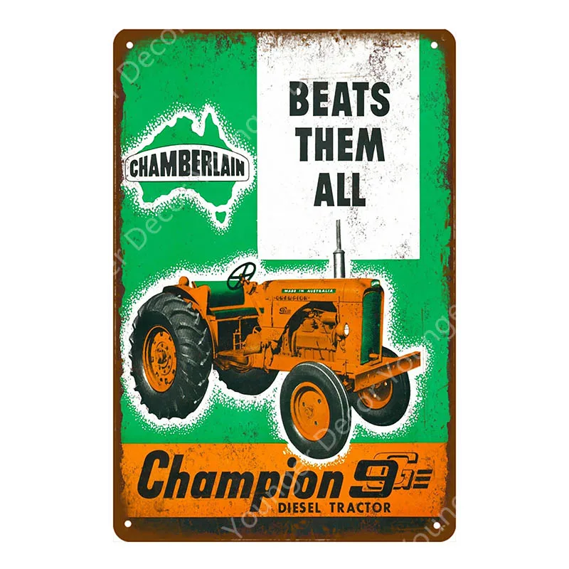 Farmall сельскохозяйственные тракторы металлические оловянные знаки сельскохозяйственная машина сельскохозяйственная табличка настенная живопись плакат Паб Клуб Гараж Декор YH064