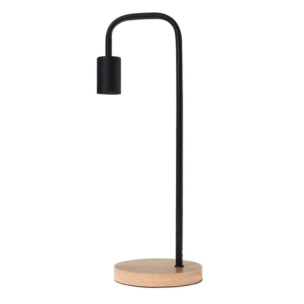 

Bedside Simple Style Desk Student Bedroom Decoration Wooden Base Table Lamp Gift Dormitory Home Night Office Living Room Modern