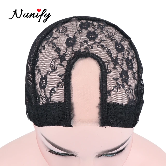 Plussign Black Mesh Dome Cap Wholesale 1PC Breathable Glueless Stretchable  Spandex Hair Net Weave Cap For Making A Wig