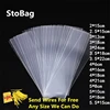 StoBag 200pcs Small Long Transparent Flat Open Top Plastic Bags Candy Cookie Bag Opp Food Gift Packaging Clear Wedding Party DIY ► Photo 1/6