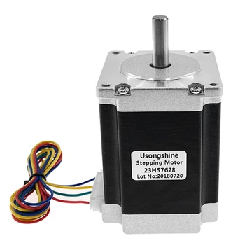 

Hot XD-23HS7628 6.35mm 23 Stepper Motor 4 Lead for CNC Engraving Machine Grinding Foam Plasma Cutting Engraving Machine