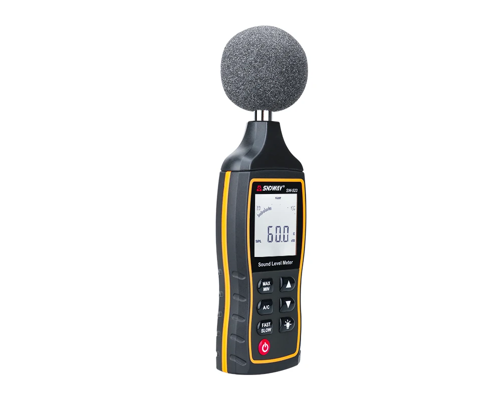 Цифровой ЖК-дисплей измеритель уровня шума дБ, децибел-метр регистратор шума аудио детектор Тестер диагностический инструмент автомобильный микрофон
