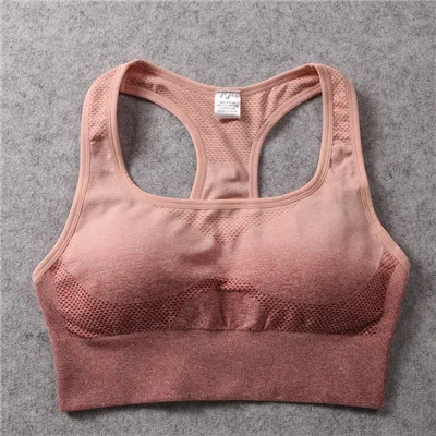 Pink bra Imlario, резинки, для ягодиц, для спортзала, для тренировок, леггинсы, Омбре, бесшовные, для женщин, высокая талия, для фитнеса, для йоги, с вырезами, для бега, активная спортивная одежда - Цвет: Pink bra