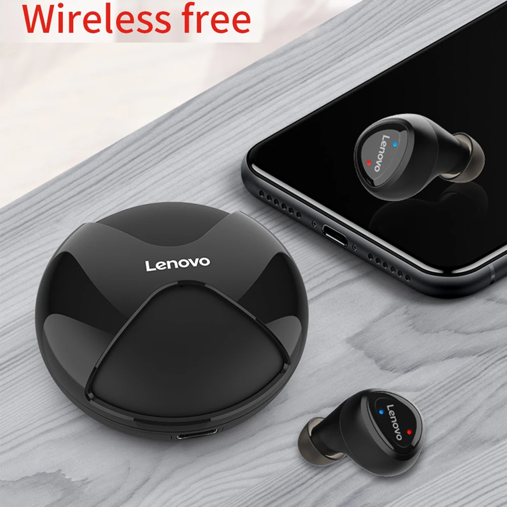 Lenovo R1 Bluetooth 5,0, гарнитура, настоящие беспроводные наушники, спортивные, HIFI Звук, качество звука, стерео, IPX5, водонепроницаемый, сенсорное управление