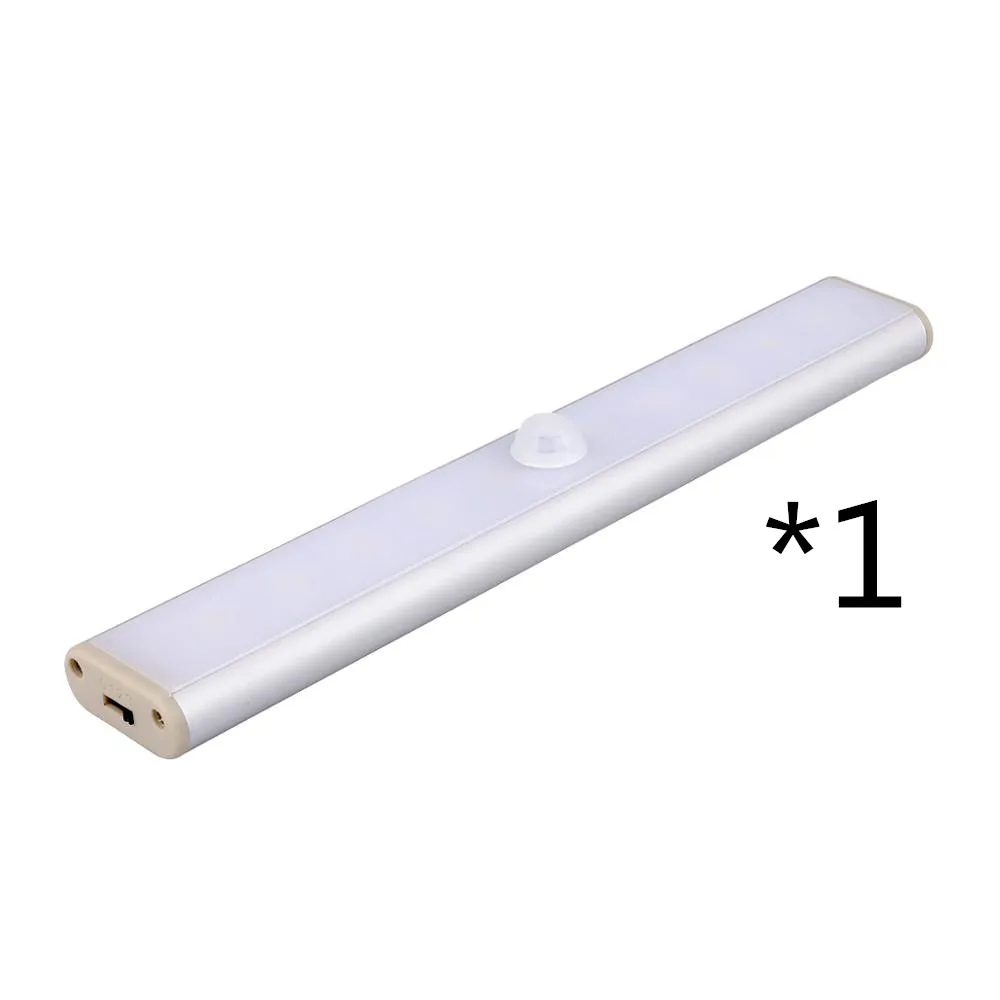 Светодиодный светильник освещение для шкафа 24 светодиодный беспроводной USB кухонный светильник шкаф для шкафа - Цвет: 1 piece
