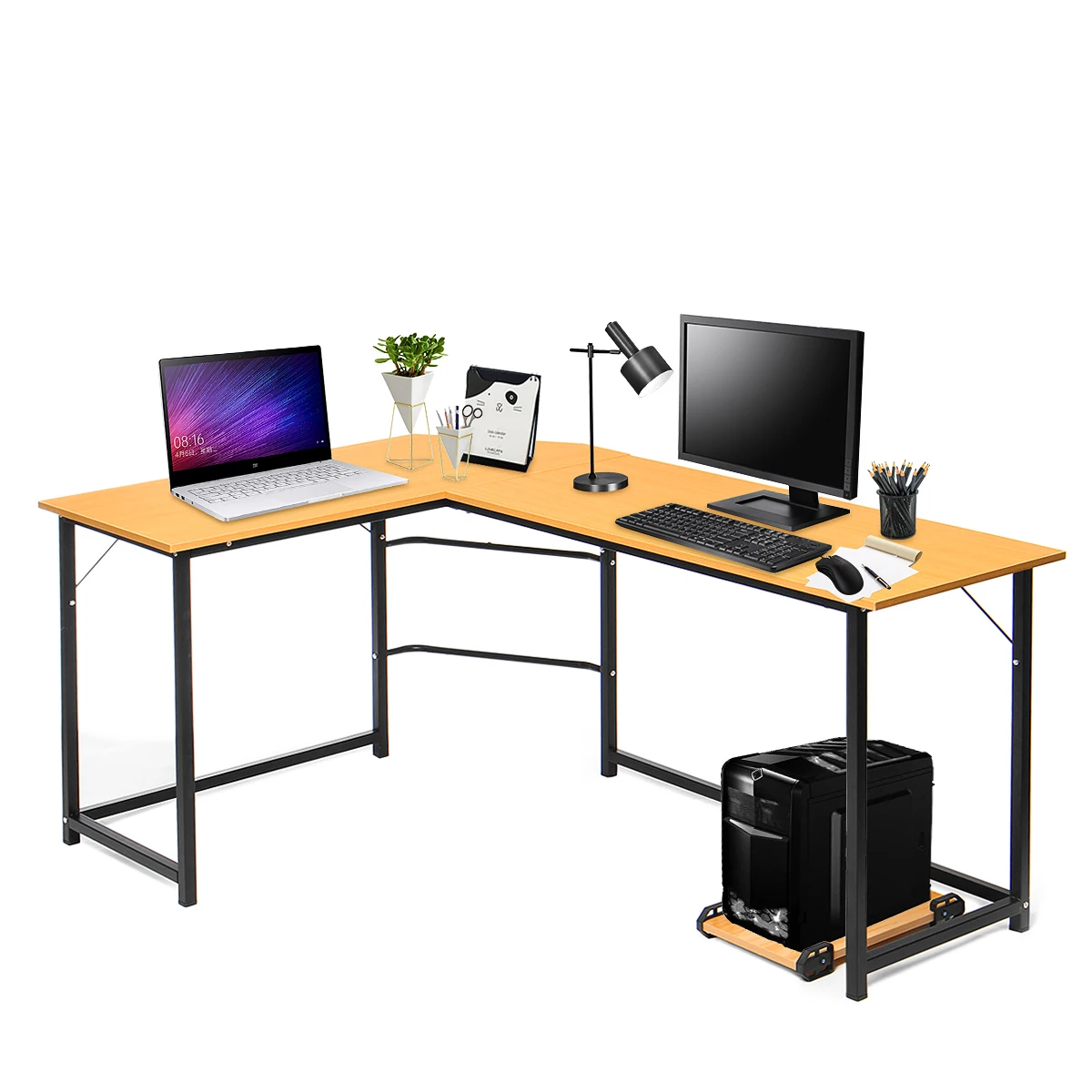 L Shaped Desk Corner Computer Office Desk Home Desk Commercial