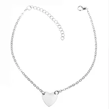 AliExpress популярный Европейский и американский минималистичный импортный популярный браслет на ногу любовь сердце фигурный браслет производители D