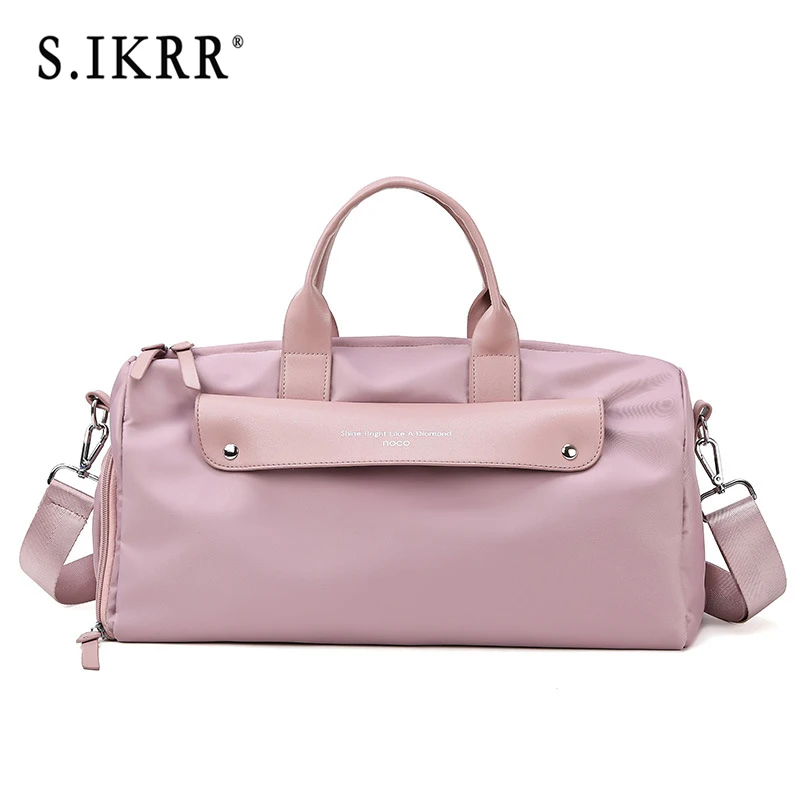 S. IKRR, дорожная сумка водонепроницаемые нейлоновые дорожные сумки для женщин и мужчин, большая вместительность, Складная спортивная сумка, органайзер, упаковка, кубики, багаж для девушек, сумка на выходные