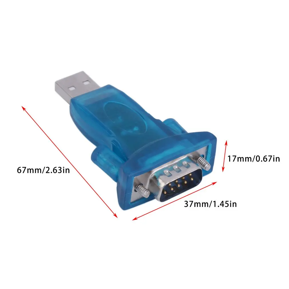 Профессиональный USB 2 0 для RS232 Чипсет CH340 последовательный преобразователь 9 Pin