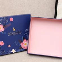 Роскошный логотип под заказ бумага для упаковки подарка ювелирные изделия шкатулка- PX11158