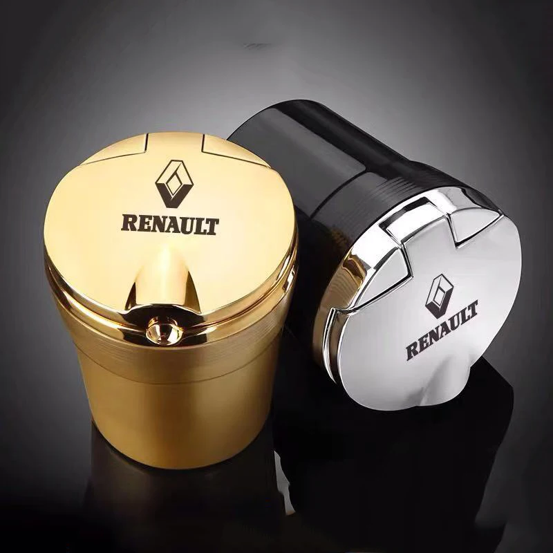 Renault Koleo Correga Card Fun Wind Rantalisman Latitude Car Ashtray with LED Lights Renault car ashtray Creative supplies|Car Ashtray| - AliExpress