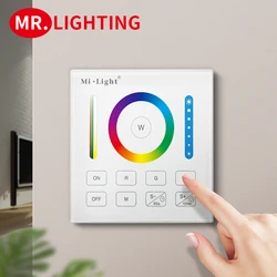 B0 RGB CCT LED light bar controller 2.4G wireless WIFI smart remote control wall-mounted touch screen control panel dimmer