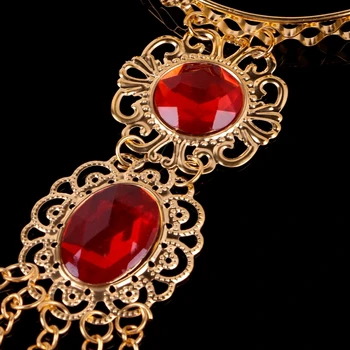 

1pc Women's Girl's Belly Dance Dancing Finger Indian Thai Finger Golden Jewelry 23GE