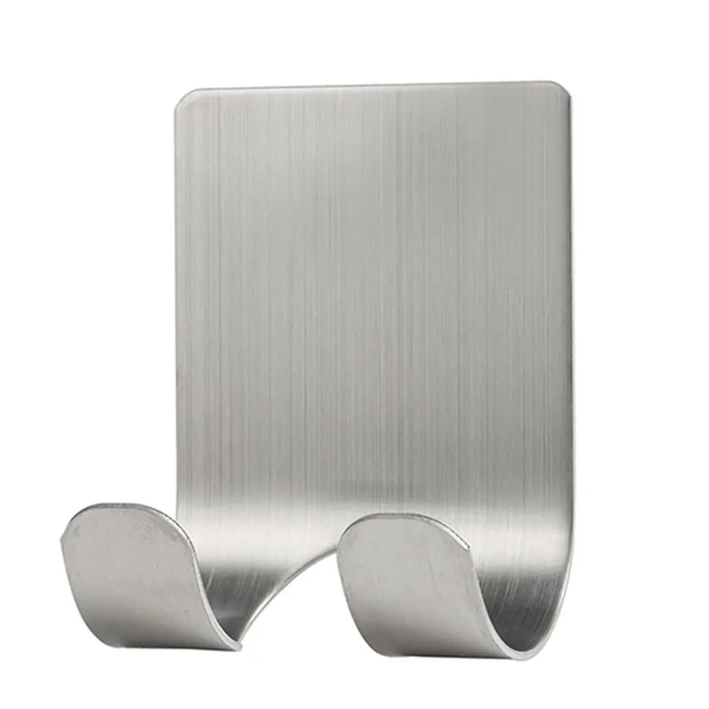 

Stainless Steel Waterproof Punching Firm And Reliable Function Stainless Door Strong Sticky Hook Wall Hanging Razor Rack