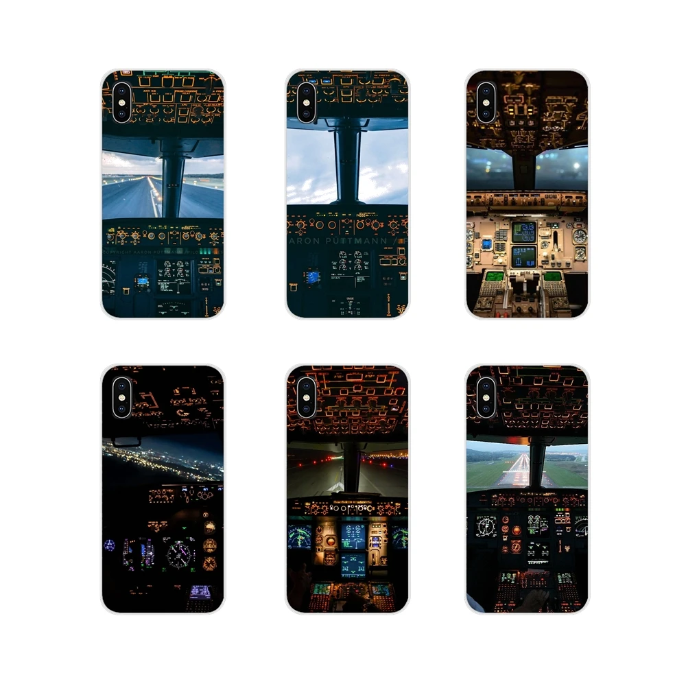 For HTC One U11 U12 X9 M7 M8 A9 M9 M10 E9 Plus Desire 630 530 626 628 816 820 830 Accessories Shell Cases Cool Aircraft Cockpit | Мобильные