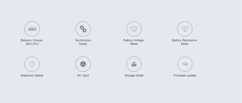 SKYRC PC1080 1080 Вт 20A Высокая мощность Дрон 6S двухканальный Аккумулятор быстрое зарядное устройство встроенный источник питания