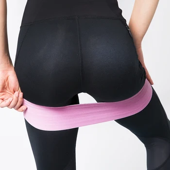 

Fitness Body Building Legs Thigh Glute Hip Resistance Band Non-slip Exercise Stretching Training BandsX