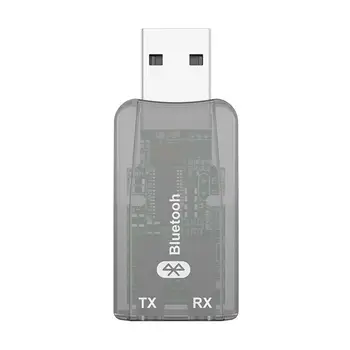 

USB Bluetooth 5.0 Audio Adapter Receiver Transmitter for TV Car 3.5mm AUX Stereo Wireless Music