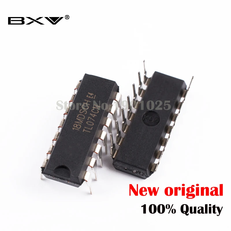 10 шт./лот TL074CN DIP14 TL074 DIP 074CN новый и оригинальный IC в наличии | Электронные