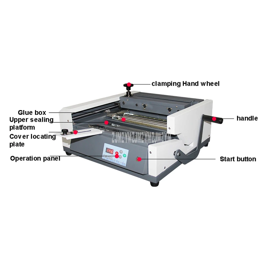 PB-380 машина для склеивания А4 Размер горячего расплава аденсивные коллоидные частицы клея связывающая машина для фотоальбома книги бумаги