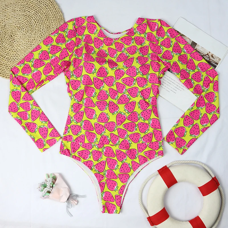 Surfing Swimsuit For Women 2022 Bikini Long Sleeve Swimwear Tiger Print Push Up Summer Bath Suit Two Piece Bandeau Biquini plus size swimwear