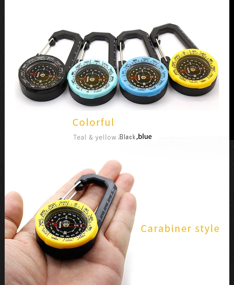 Durable carabiner outdoor compass for navigation7