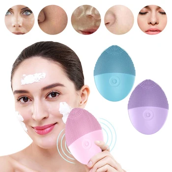 

Silicone Face Cleansing Brush Electric Face Cleanser Electric Facial Cleanser Cleansing Skin Deep Washing Massage Brush