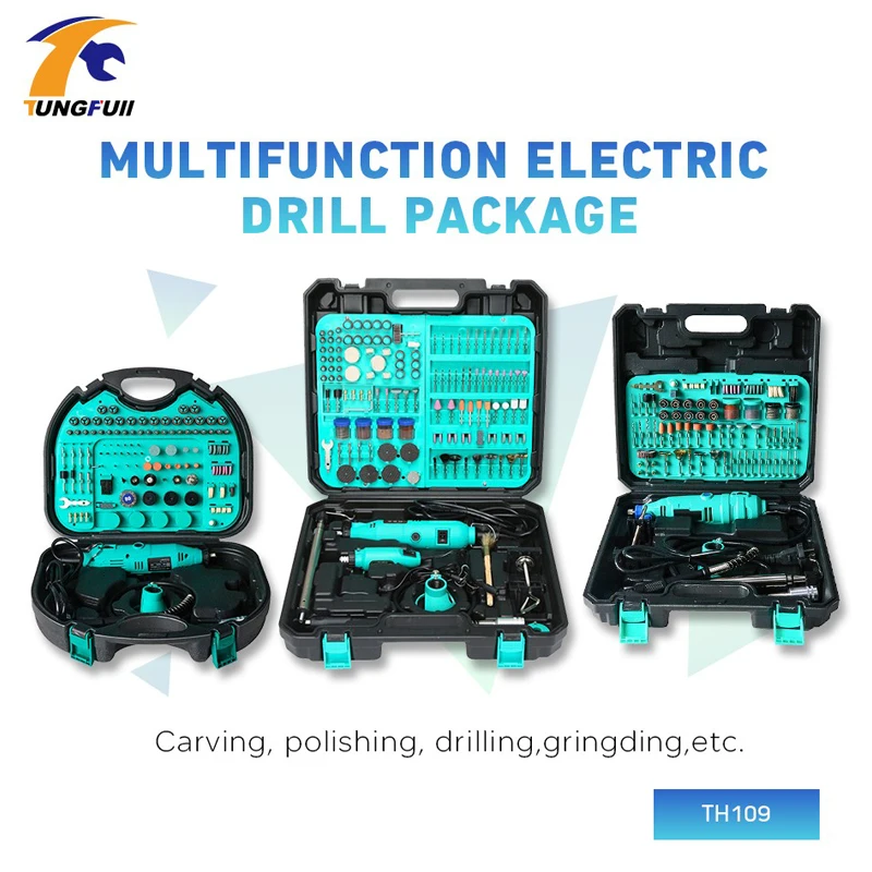 Goede Tungfull Dremel Rotary Tool 30000RPM Dremel Accessoires Set Mini Elektrische Molen Mini Boor Graveur Carving Polijsten Snijden