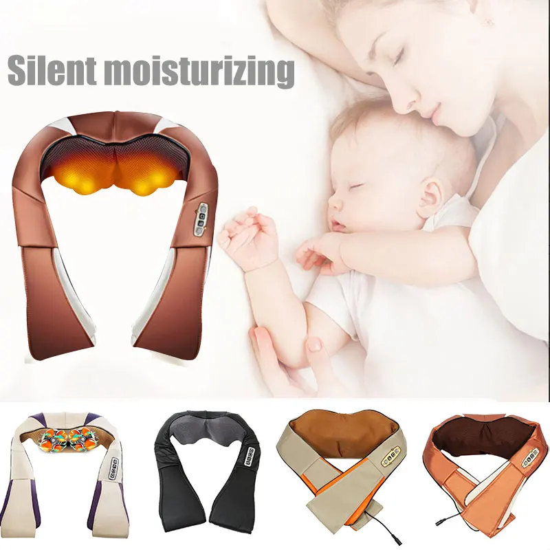 

2020 Multi-function Neck Massager Deep Shiatsu Kneading Back Shoulder Massage with Heat for Muscles Pain Relief Relaxation Gift
