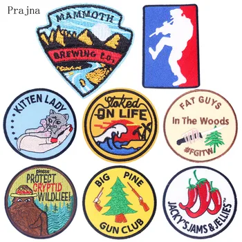 

Wilderness Camping /Mountain Patch Embroidered Patches For Clothing Iron Patches On Clothes Sewing Patch DIY Sticker Accessories