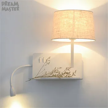 

Modern minimalist led Wall light Fixture Indoor Wall Sconce with USB port Bedroom Bedside Living Room Home Decor Stair led lamp