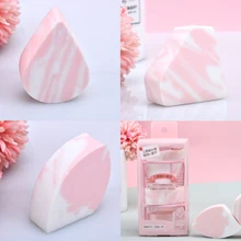 Капля воды Алмазная форма Красота косметический пуф 3 шт спонж для пудры набор с хранения сушильная подставка держатель стойки