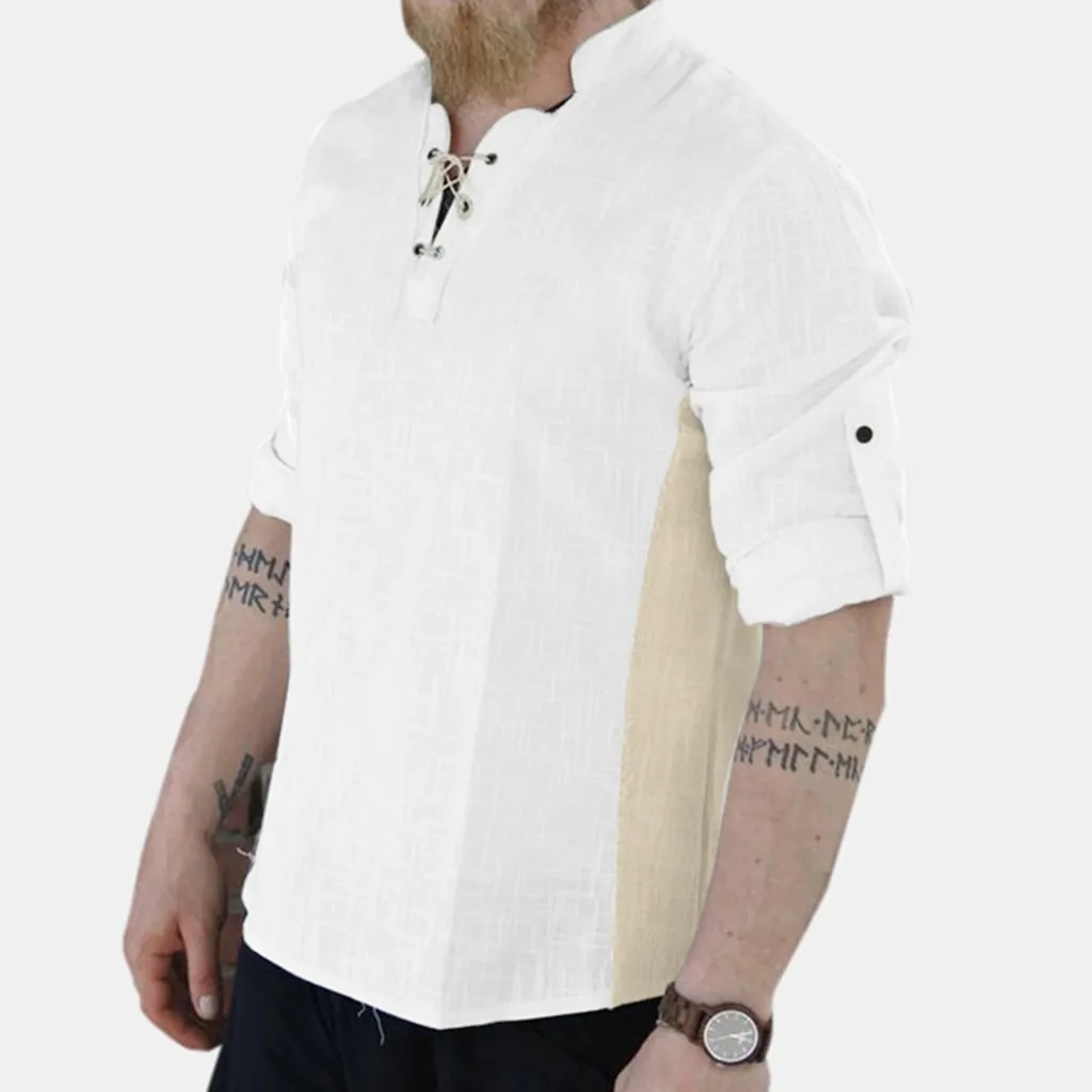 Мода новые летние camisa мужские повседневные рубашки с коротким рукавом, с v-образным вырезом, базовая блуза, повседневный Свободный Топ из тонкой ткани, для мужчин, большие размеры
