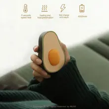 Портативный грелка для рук, работающая на USB мини ручной нагреватель Перезаряжаемые авокадо зимнее мини-грелка для рук для зимы для наружы спортивные