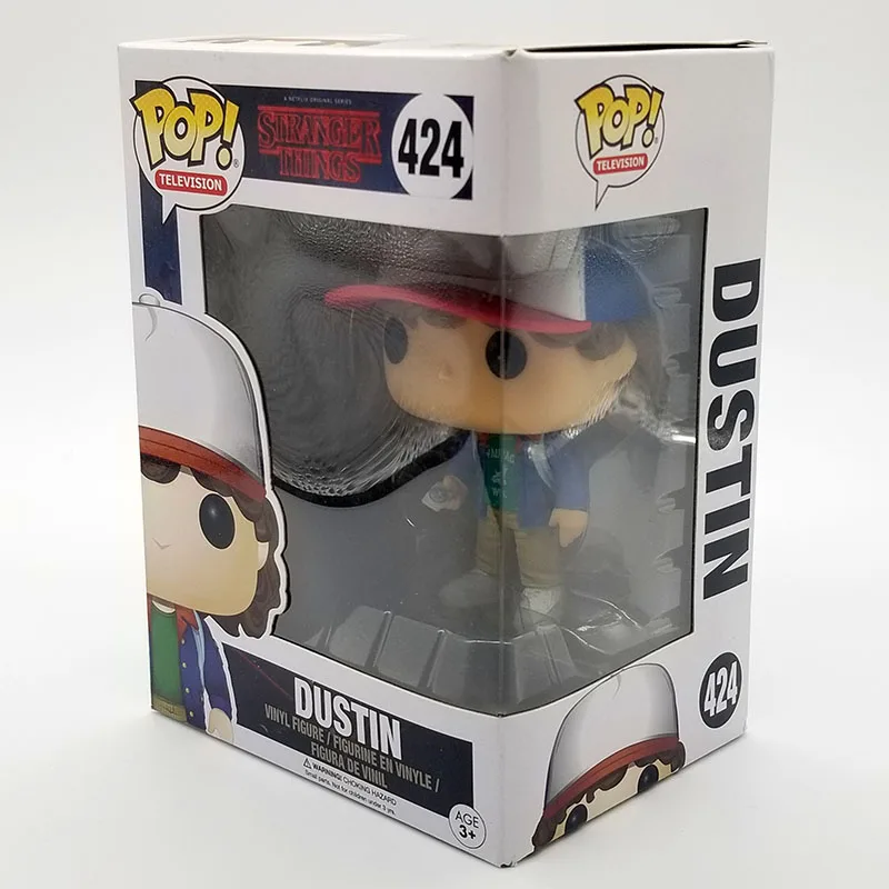 Funko Pop Stranger Things Виниловая фигурка куклы Дастин#424 JOYCE#436 Оригинальная фигурка горячие подарки игрушки для детей