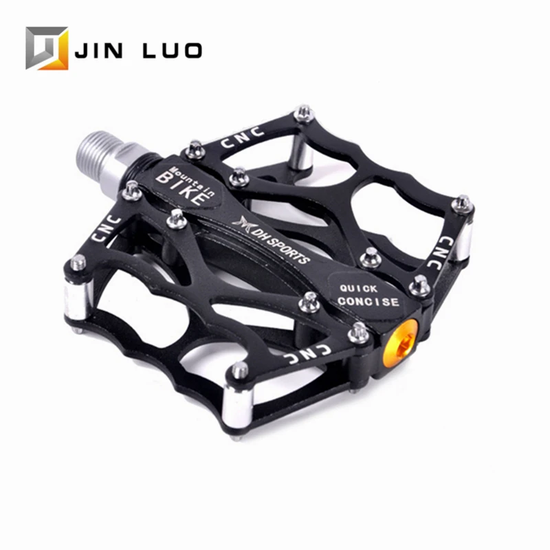 Kaufen MTB BMX Pedale Abgedichtete lager Fahrrad Pedal Aluminium Legierung Stollen Pegs Flache Folding Straße Mountain Bikes Clip Radfahren Zubehör