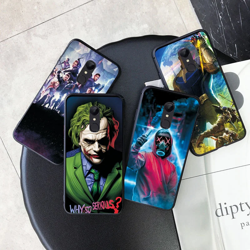 Чехол Venom Avengers для Xiaomi Redmi 4X Note 4 4X чехол для Redmi Note 6 Чехол Note 7 5 8 Pro черный ТПУ чехол для телефона Redmi Note 8T