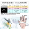 COPOZZ  Men Women 3 finger Touch screen Ski Gloves Waterproof Winter Warm Snowboard Gloves Motorcycle Riding Snowmobile Gloves 6
