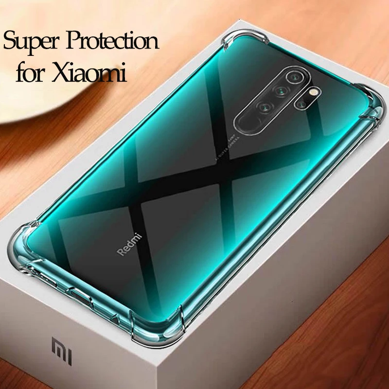 Силиконовый защитный чехол редми ноут 8 про t 8а 7 7A Прозрачный для Xiaomi Redmi Note Pro T note