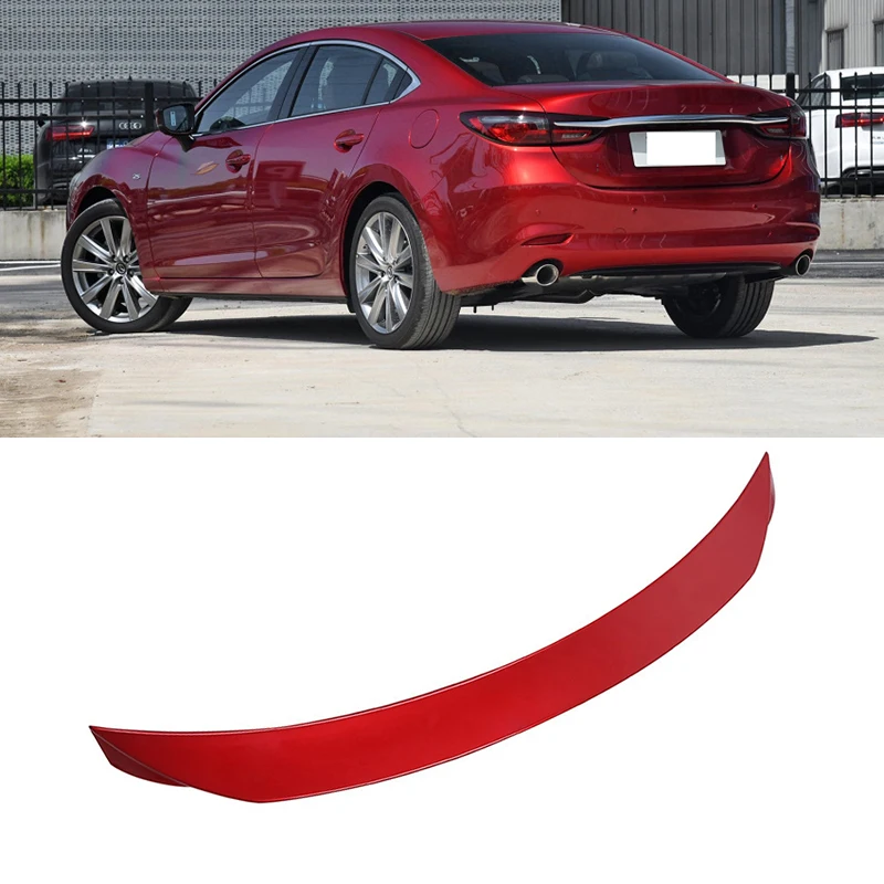 1 шт. для Mazda 6 Atenza 2019-2020 углеродное волокно ABS задний багажник крыло спойлер крышка