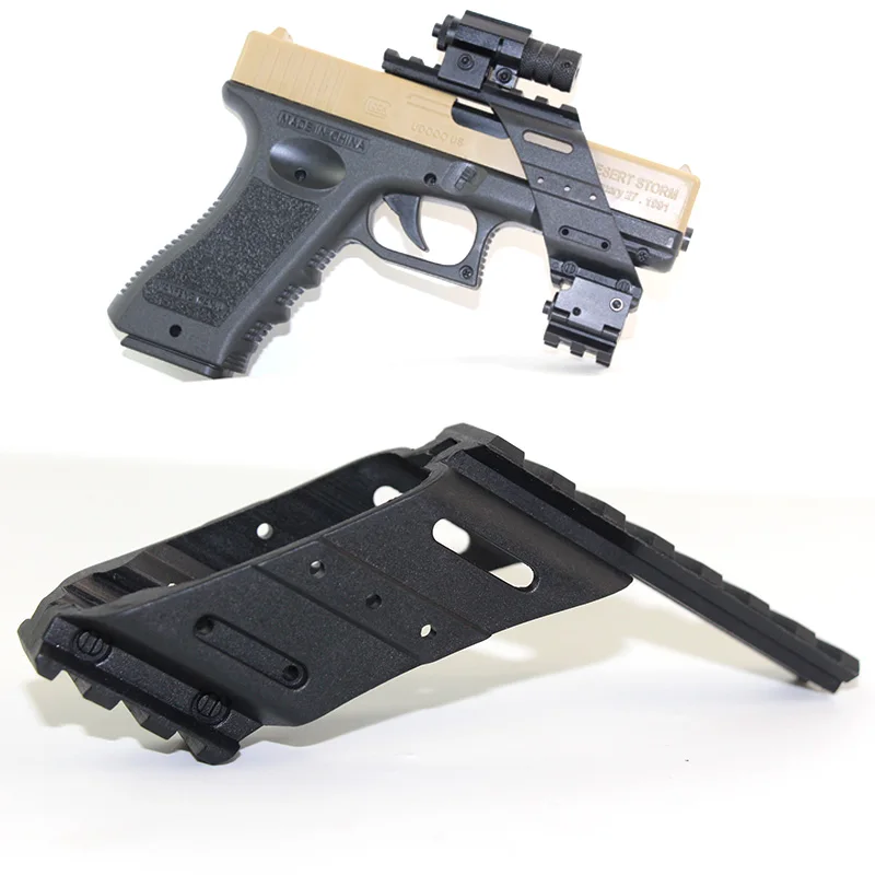 

Universal 20mm Pistol Scope Rail Mount For Glock 17 1911 5.56 Picatinny Weaver Rail Scope Sight Mount Base Hunting Accessories
