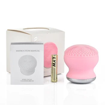 

Electric Facial Cleansing Brush Face Care Import Device Waterproof Silicone Vibration Face Massage Cleaner Deep Pore Washing