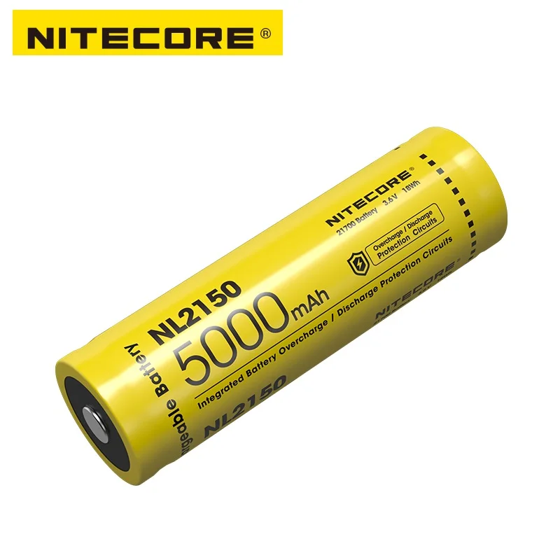 Перезаряжаемый литий ионный аккумулятор NITECORE NL2150 NL2145 NL2140 3 6 В 21700|Портативные