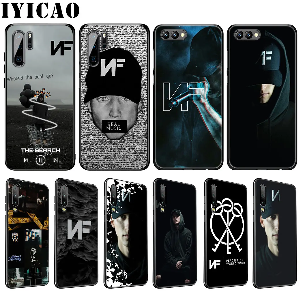 

IYICAO NF Rapper Soft Case for Huawei P30 P20 Pro P10 P8 P9 Lite Mini 2017 P Smart Z Plus 2019 Cover