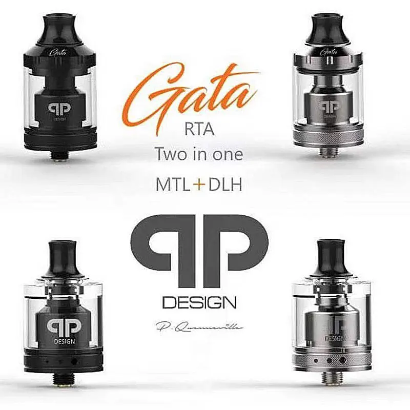 2 шт./лот дизайн Gata RTA MTL DL 24 мм мл 4 налив сверху одновитковая катушка для и двойное