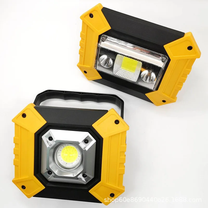 

Charging Cob Work Project Lamp Outdoor Maintenance Emergency Spotlight Hand Tent Camping Light