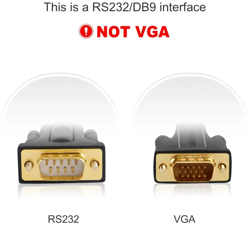 Адаптер USB RS232 с чипсетом FTDI последовательный конвертер Male DB9 для кассового