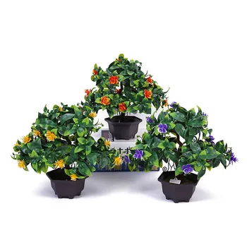 

2020 Creative-Green Vegetation Artificial Flower Potted Plant Indoor Decoration Hipster Bonsai Model Artificial Flower Plant